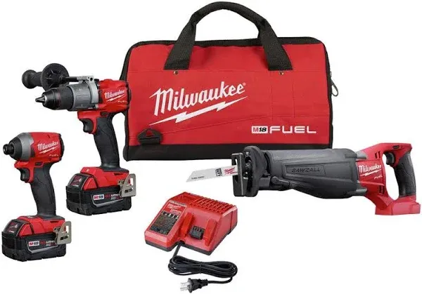 Milwaukee M18 Fuel 3 Tool Combo Kit 2997-23