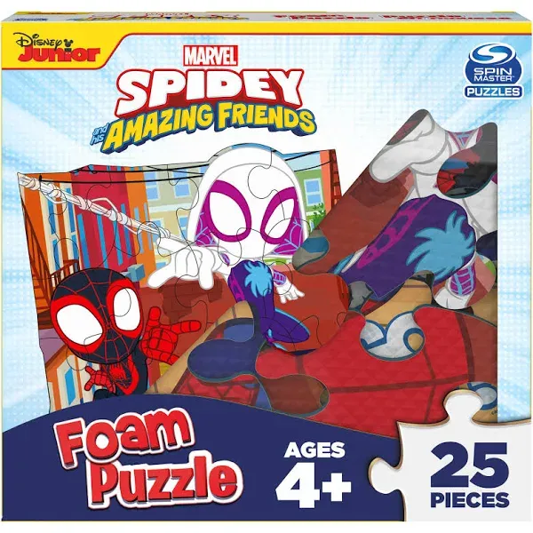 Disney Junior Marvel Spidey &amp; His Amazing Friends Foam Puzzle 25 Piece