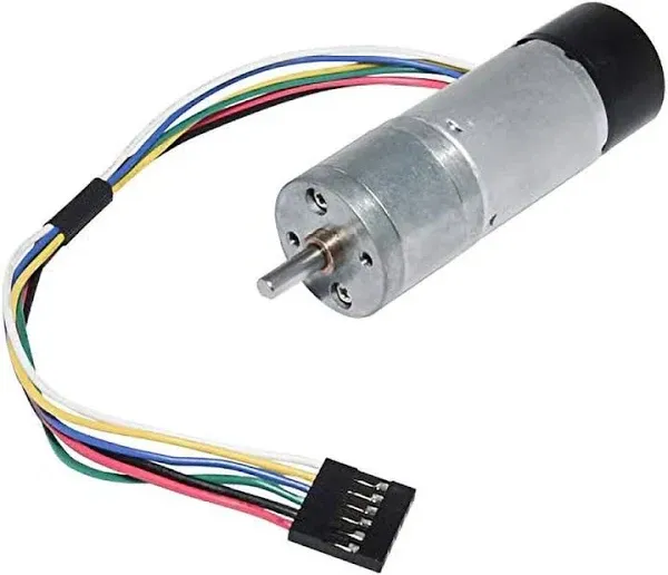 PiWine Speed Reduction Geared Motor,Encoder Metal Gearmotor 12V DC High Speed 130RPM with Encoder for Arduino and 3D Printers 12V, 130RPM