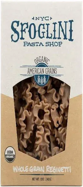 Sfoglini Organic Whole Grain Blend Reginetti Pasta - 12 oz bag