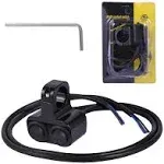 Waterproof Motorcycle ATV 7/8″ Light Bar Switch，Handleb<wbr/>ar Double Control Kill...