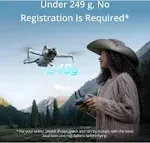 DJI Mini 4 Pro Fly More Combo with DJI RC 2 (Screen Remote Controller), CP.MA.00000735.01 Folding Drone with 4K Video, Under 249g, 34 Mins Flight