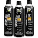 Great Stuff Extreme Sealant 3-Pack - Black - 14 oz - Aerosol