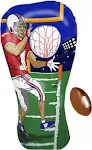 Island Genius Inflatable Football Toss Party Game, 60-Inch Football Player Football Target Practice for Kids, Football Games for Kids Party, Football Toys Football Games for Boys 8-12 Girls & Family