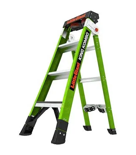 Little Giant King Kombo 4' Fiberglass Ladder