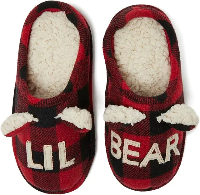 Dearfoams Kids' Kids' Lil Bear and Baby Bear