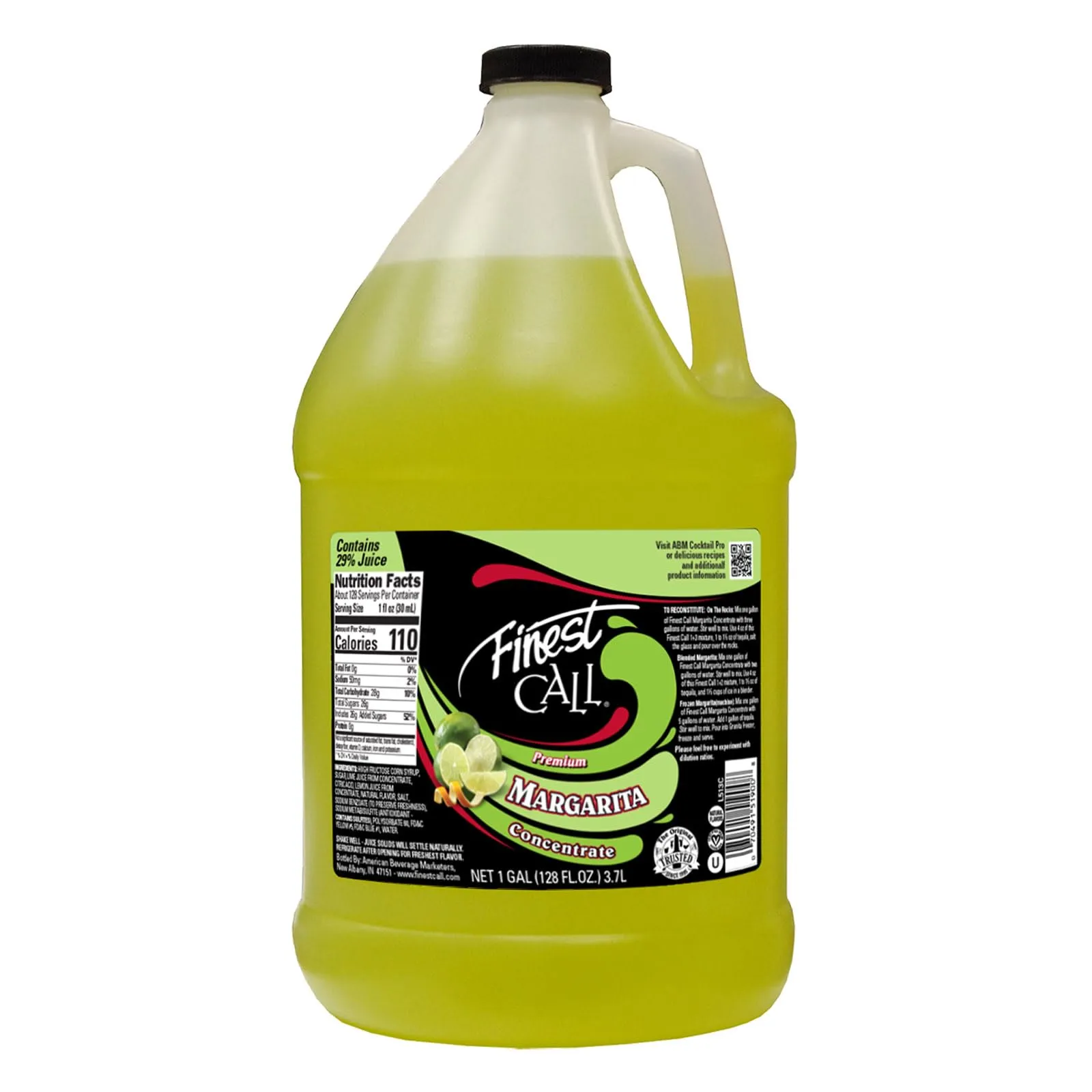 Finest Call Margarita Mix Concentrate