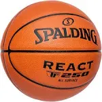 Spalding React TF-250 Indoor-Outdoor Basketball 27.5"