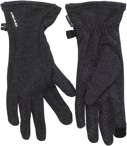  women’s touchscreen running gloves (Heather grey, Small) 