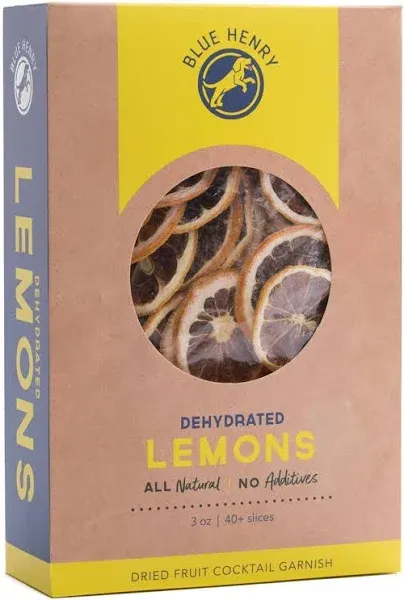 Blue Henry Dehydrated Lemon Wheels 3oz :: Garnishments