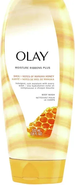 Olay Moisture Ribbons Plus Shea + Manuka Honey Body Wash