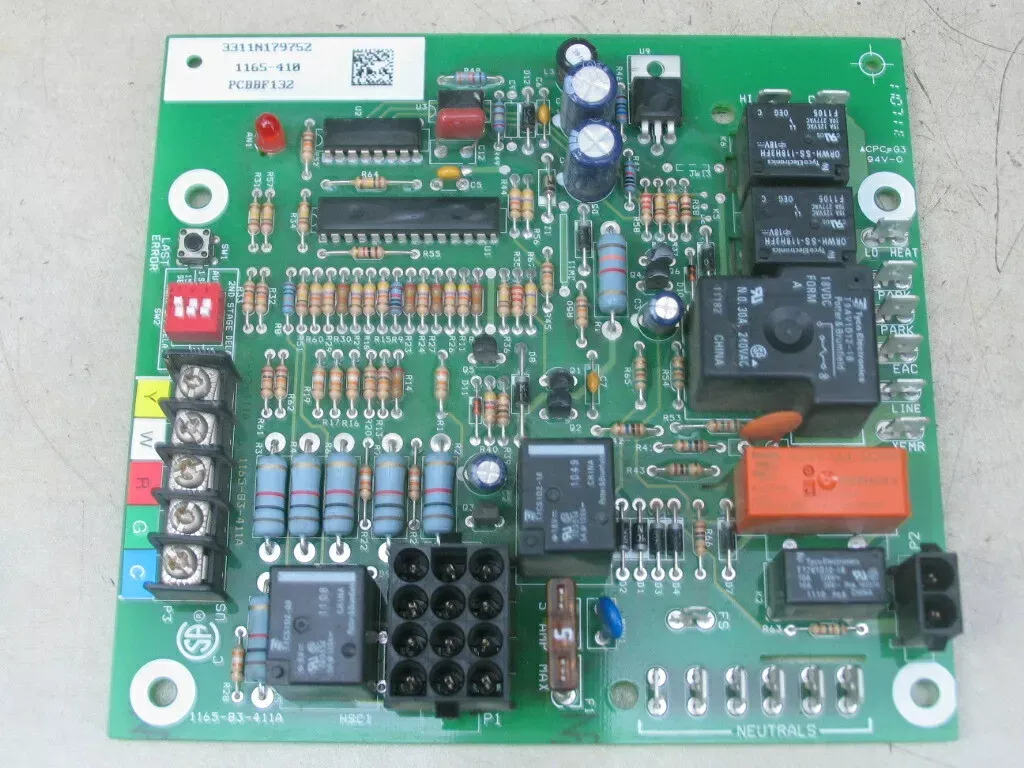 Goodman PCBBF132 OEM Furnace Control Circuit Board 1165-410