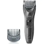 Panasonic Beard Trimmer for Men Cordless Precision Power, Hair Clipper with Comb Attachment and 19 Adjustable Settings, Washable, Er-sb40-k