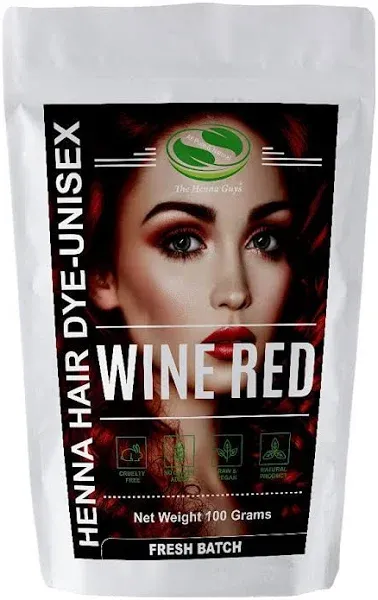 Wine Red Henna Hair Dye