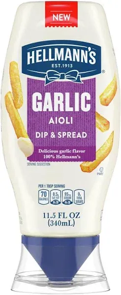 Hellmann's Garlic Aioli Dip & Spread (11.5 fl oz)