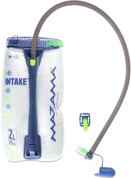 INTAKE Insulated Hydration Reservoir Keeps Water Cold on Hot Days. 68 Ounces