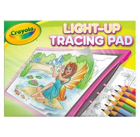 Crayola Light Up Tracing Pad - Pink Art Kit for Kids Kids Toys Light Box Birt...