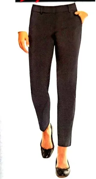 KIRKLAND SIGNATURE ANKLE LENGTH DRESS PANTS (BLACK, Size 20) NWT