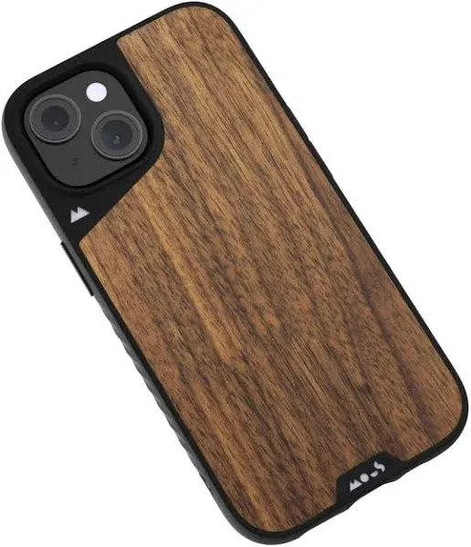 Mous MagSafe Compatible Walnut Phone Case