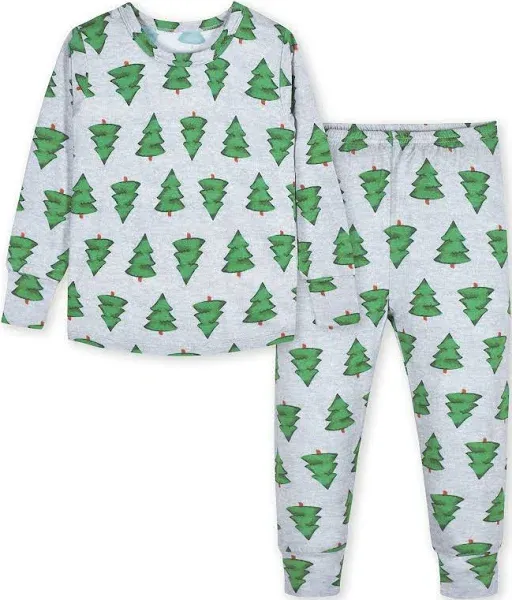 Gerber Unisex Baby Toddler Buttery Soft 2-Piece Snug Fit Pajamas with Viscose Made from Eucalyptus