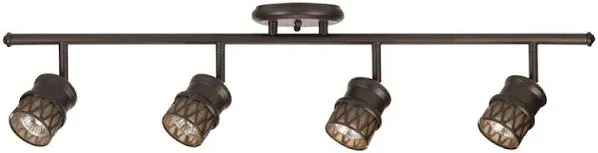 Norris 4-Light Track Lighting Bronze Oil Rubbed Finish