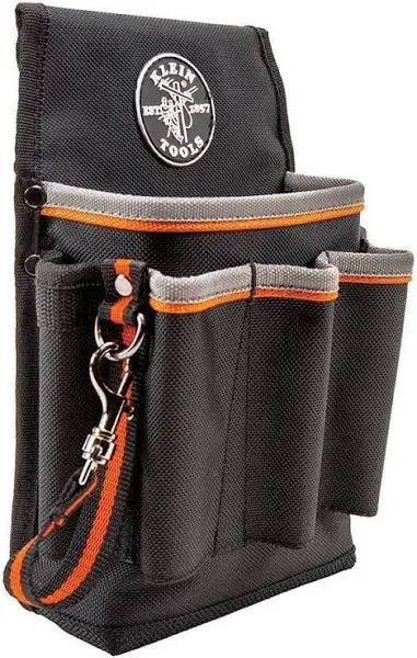 Tradesman Pro 6-3/4 In. 6-pocket Tool Holster In Black | Tools Klein Pro™ On