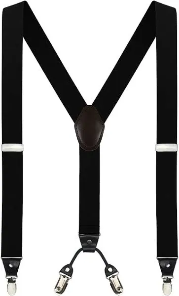 Moulen Men's Y-Back Adjustable Suspenders