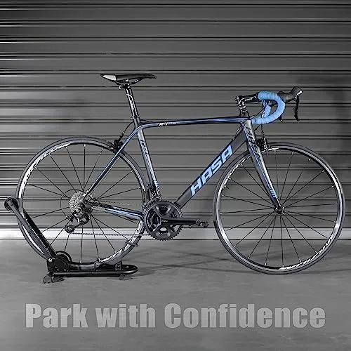 CyclingDeal Bicycle Floor Parking Rack Stand for 20&#034;- 29&#034; MTBs 700C Road Bikes