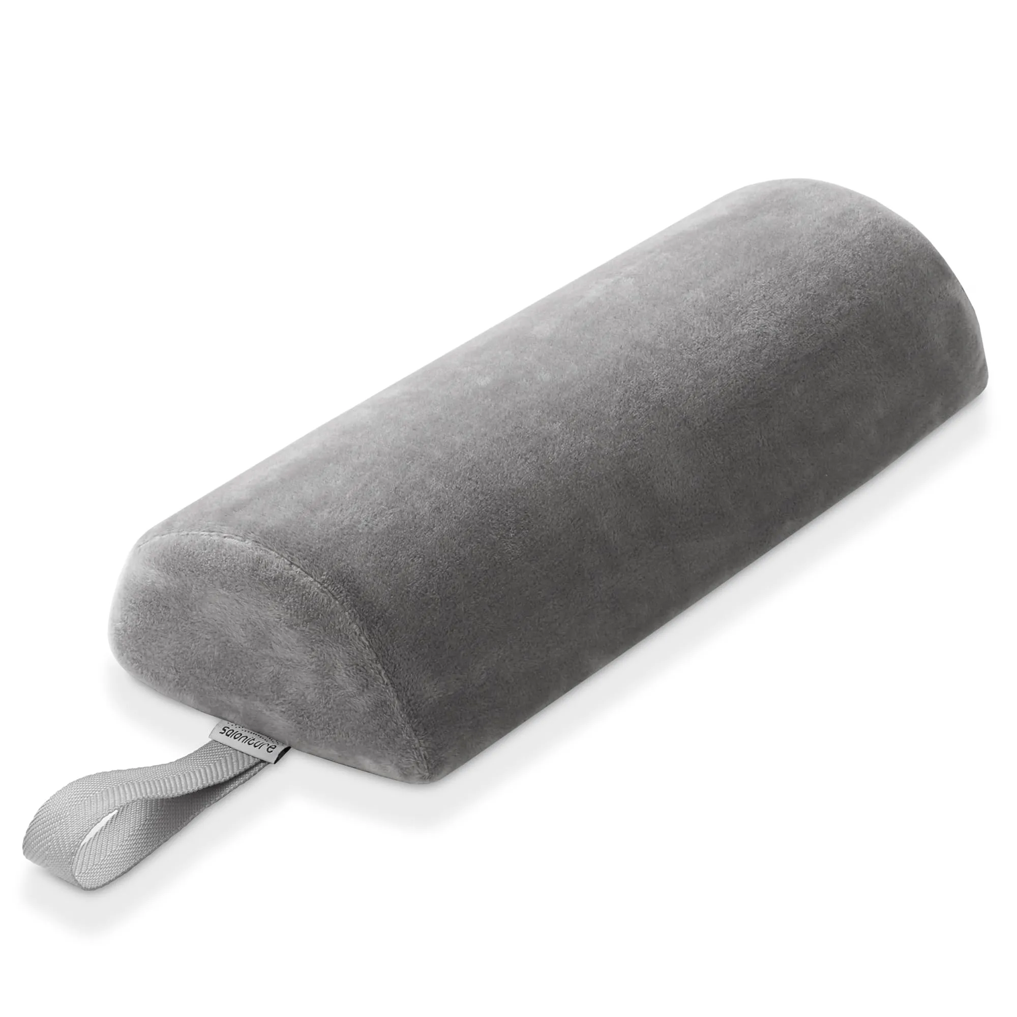 Half Round Neck Massage Table Bolster Pillow Pad - 13 x 6 x 3 Inch - Black