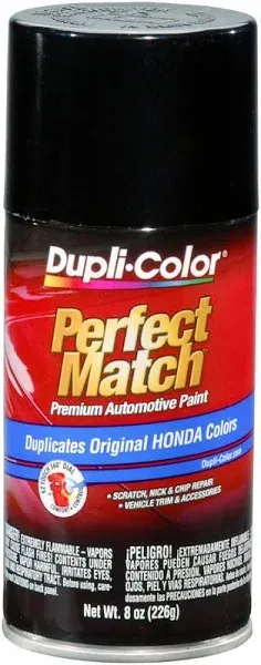 Dupli-Color BHA0941 Black Metallic Honda Perfect Match Automotive Paint - 8 oz.