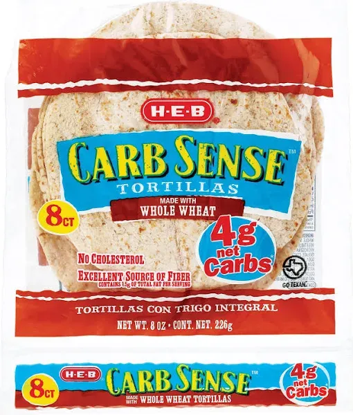 H-E-B Carb Sense Whole Wheat Tortillas