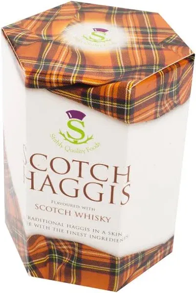 Scotch Haggis with Scotch Whisky