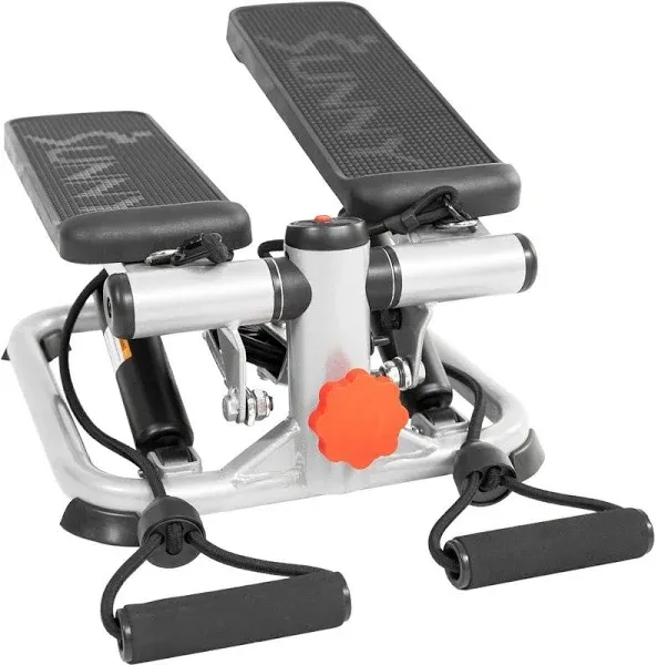 Sunny Health &amp; Fitness Total Body 2-in-1 Stepper Machine, Total Body Workout, w