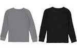 Fruit of the Loom Boys&#039; Premium 2-Pack Thermal Waffle Crew Top