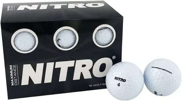 Nitro Maximum Distance Golf Ball (12-Pack)