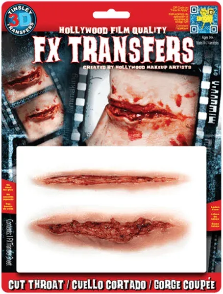 Tinsley Transfers Cut Throat 3D FX