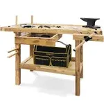 Olympia Tools 48-Inch Acacia Hardwood Workbench