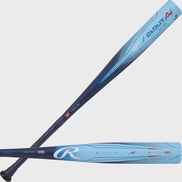 Rawlings 2025 Clout Ai -3 BBCOR Baseball Bat