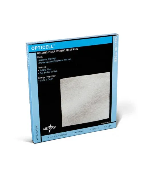 Medline Opticell Gelling Fiber Wound Dressings, 1 Each 