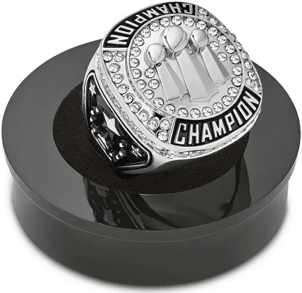 Express Medals 1 to 12 Packs of Fantasy Football Trophy Style Champion Trophy Rings - S