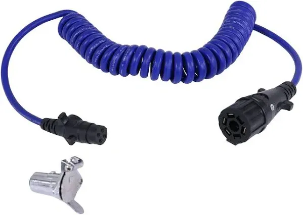 Blue Ox BX88254 7 to 4 Coiled Cable