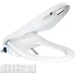 SmartWhale Electric Bidet Toilet Seat with Remote Control, Elongated Heated Toilet Seat