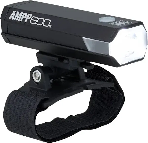 CATEYE AMPP800 USB Rechargeable Bike Headlight with Helmet Mount