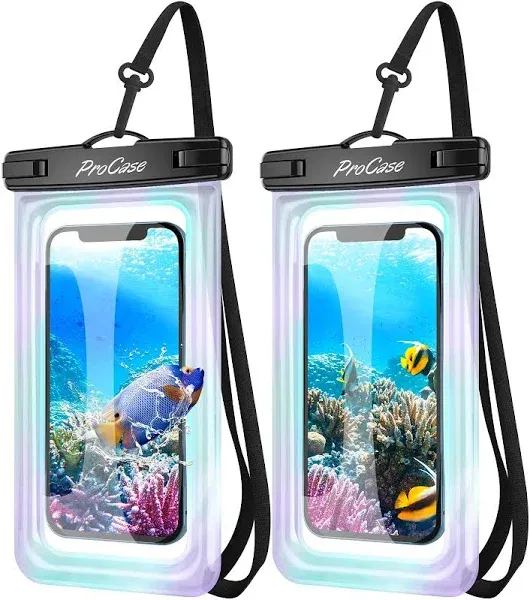 ProCase 2 Pack Floating Waterproof Phone Pouch