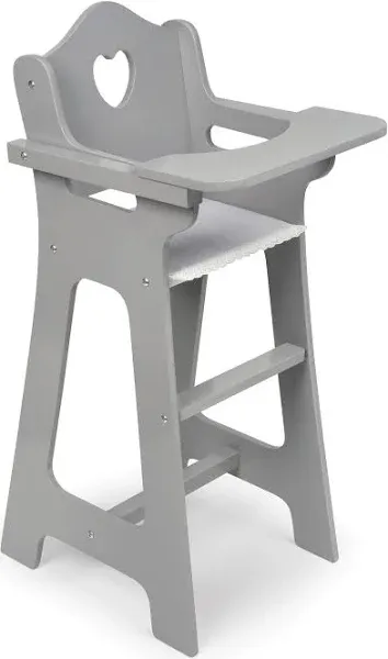 Doll High Chair - Executive Gray