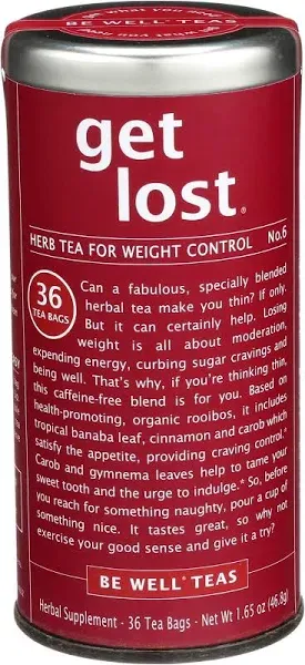 Be Well Herb Tea, Get Lost, No. 6, Bags