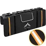 GoHimal Tailgate Pad Pro for Mountain Bike, Tailgate Bike Pads Up to 5 Mountain Bikes On Most Full-Size Trucks, with Reflective Strips and Tool