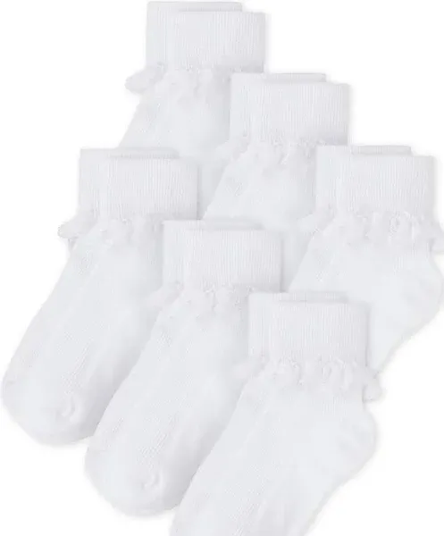 The Children's Place Girls' Turn Cuff Socks 6-Pack