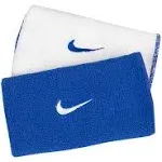 Nike Dri-Fit Home & Away Doublewide Wristbands Royal/White