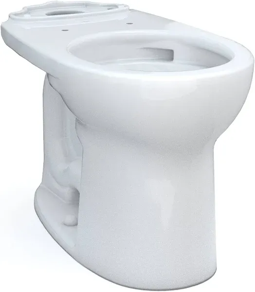 Toto Drake Two Piece Round Tornado Flush Universal Height Toilet Bowl Only with